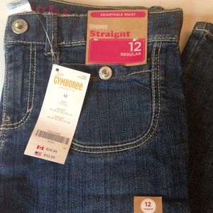 Girl's Gymboree sz 12 straight jeans (NWT)